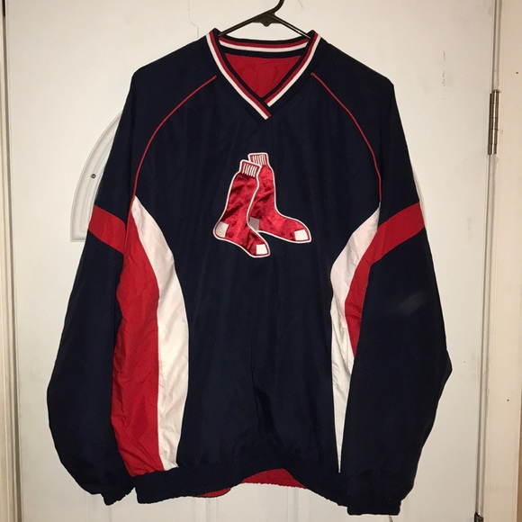 General merchandise G-111 Other - NWT Men's Reversible Boston Red Sox MLB pullover M
